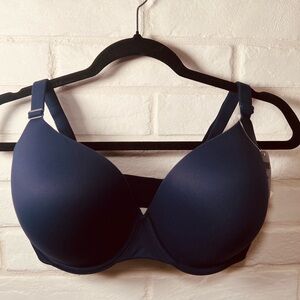 NWT Soma Enbliss Full Coverage Soft Underwire Lined Bra 36 DDD Navy Blue #0534